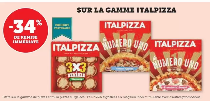 Italpizza - Sur La Gamme offre sur Super U