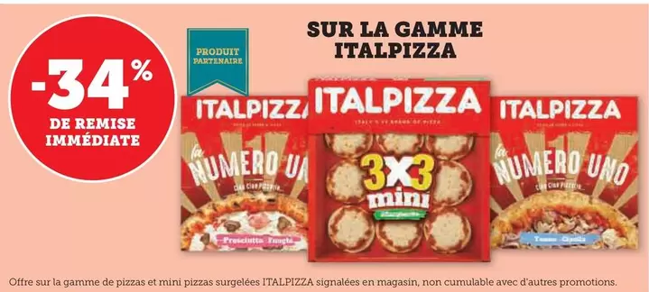 Italpizza - Sur La Gamme offre sur Super U