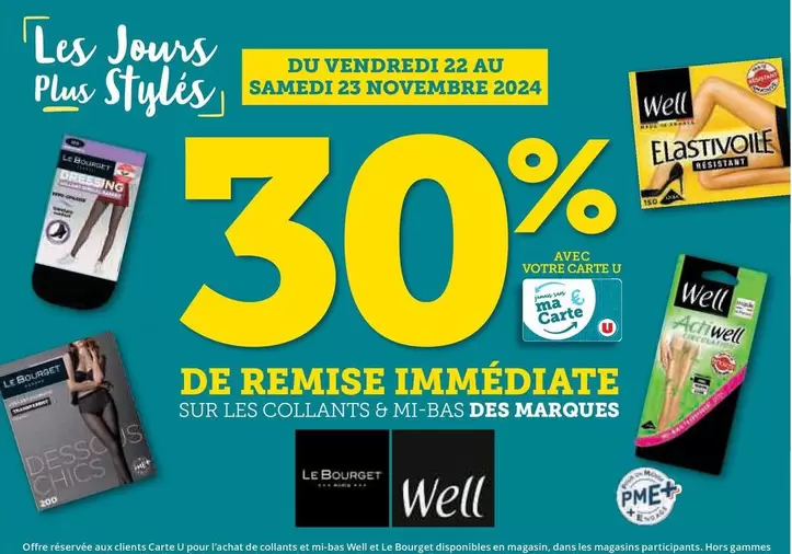 Well - Sur Les Collants & Mi-Bas offre sur Super U