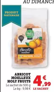 Holy Fruits - Abricot Moelleux offre à 4,99€ sur Super U