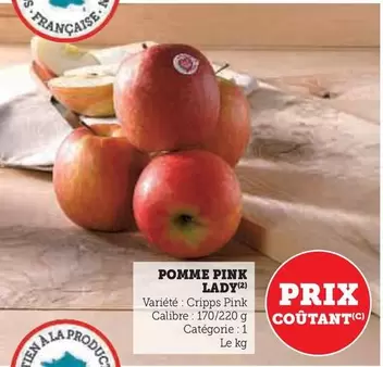 Pomme Pink Lady offre sur U Express