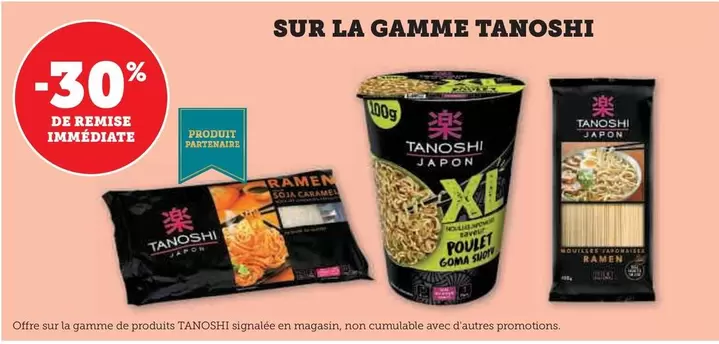 Tanoshi - Sur La Gamme offre sur Super U