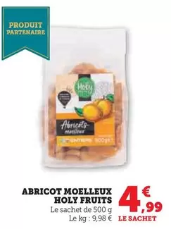 Holy Fruits - Abricot Moelleux offre à 4,99€ sur Super U