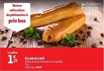 Éclair Au Café offre à 1,25€ sur Auchan Supermarché