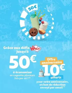 Grâce Aux Défis Jusqué offre sur Auchan Supermarché