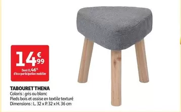 Tabouret Thena offre à 14,99€ sur Auchan Hypermarché