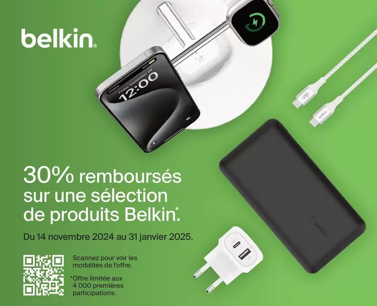 Belkin -  Sur Une Sélection De Produits offre sur LDLC