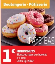 Donuts - Mini offre à 1€ sur Auchan Supermarché