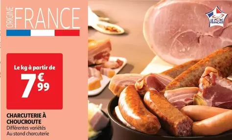 Charcuterie À Choucroute offre à 7,99€ sur Auchan Hypermarché