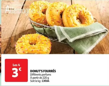 Donut'S Fourres offre à 3€ sur Auchan Hypermarché