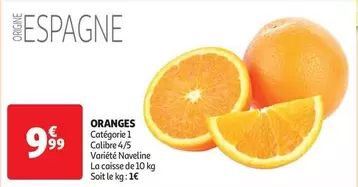 Oranges offre à 9,99€ sur Auchan Hypermarché