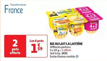 Nestlé - Riz Au Lait La Laitière offre à 1,59€ sur Auchan Hypermarché