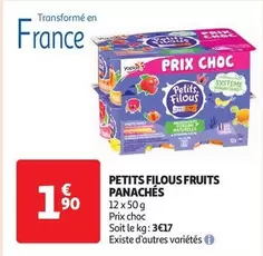 Yoplait - Petits Filous Fruits Panachés offre à 1,9€ sur Auchan Hypermarché