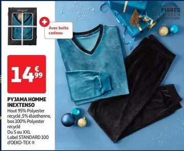 Inextenso - Pyjama Homme offre à 14,99€ sur Auchan Hypermarché