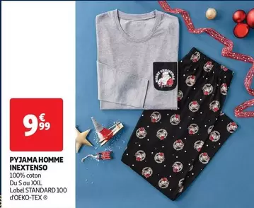 Inextenso - Pyjama Homme offre à 9,99€ sur Auchan Hypermarché