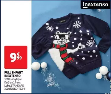 Inextenso - Pull Enfant offre à 9,99€ sur Auchan Hypermarché