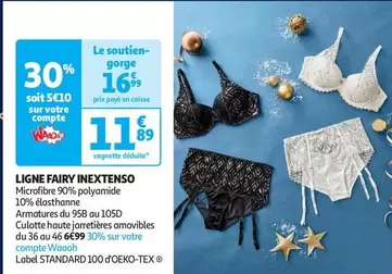 Inextenso - Ligne Fairy offre à 16,99€ sur Auchan Hypermarché