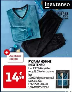 Inextenso - Pyjama Homme offre à 14,99€ sur Auchan Hypermarché