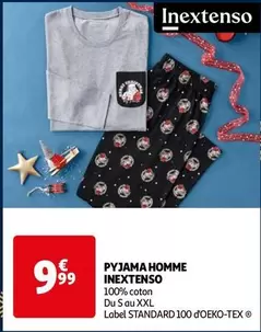 Inextenso - Pyjama Homme offre à 9,99€ sur Auchan Hypermarché