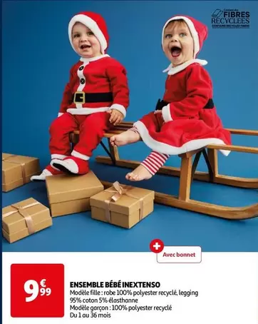 Inextenso - Ensemble Bébé offre à 9,99€ sur Auchan Hypermarché