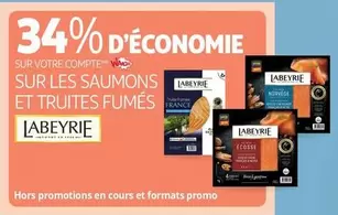 Labeyrie - Sur Les Saumons Et Truites Fumés offre sur Auchan Supermarché