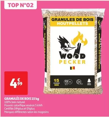 Granules De Bois 15kg offre à 4,99€ sur Auchan Supermarché