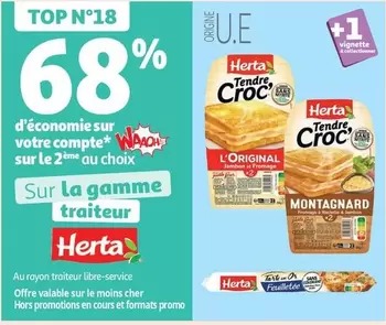 Herta - Sur La Gamme Traiteur offre sur Auchan Supermarché