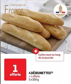 4 Déjeunettes offre sur Auchan Supermarché