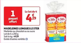 Le Ster - Madeleines Longues offre à 4,29€ sur Auchan Hypermarché