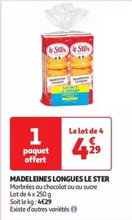 Le Ster - Madeleines Longues offre à 4,29€ sur Auchan Hypermarché