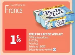 Yoplait - Perle De Lait offre à 1,85€ sur Auchan Supermarché