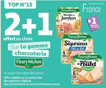 Fleury Michon - Sur La Gamme Charcuterie offre sur Auchan Supermarché