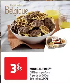 Mini Gaufres offre à 3,95€ sur Auchan Supermarché