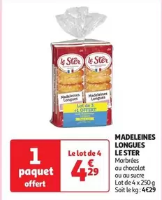 Le Ster - Madeleines Longues offre à 4,29€ sur Auchan Supermarché