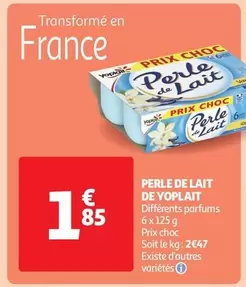 Yoplait - Perle De Lait offre à 1,85€ sur Auchan Supermarché