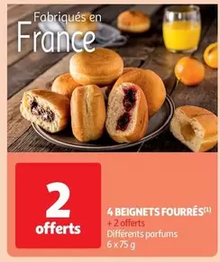 4 Beignets Fourres offre sur Auchan Supermarché