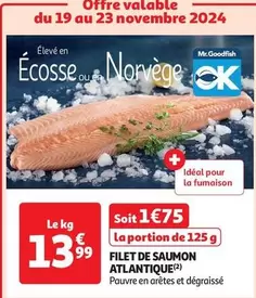 Mr.Goodfish - Filet De Saumon Atlantique offre à 13,99€ sur Auchan Supermarché