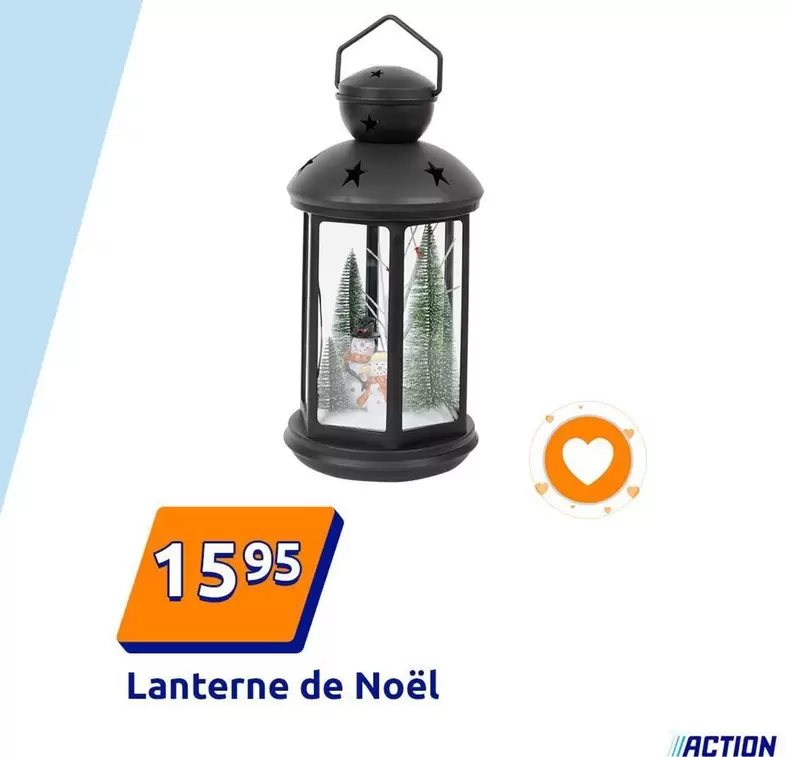 Lanterne De Noël offre à 15,95€ sur Action