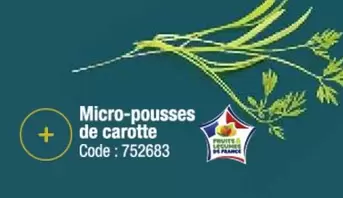 Micro-pousses De Carotte offre sur Promocash