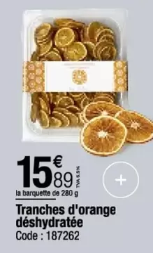 Tranches D'Orange Déshydratée offre à 15,89€ sur Promocash