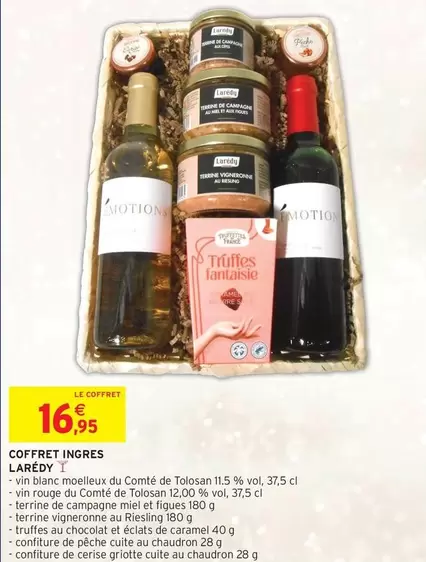 Coffret Ingres offre à 16,95€ sur Intermarché Contact