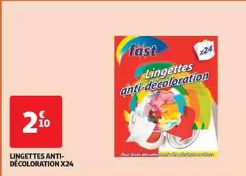 Lingettes Anti- Décoloration X24 offre à 2,1€ sur Auchan Hypermarché