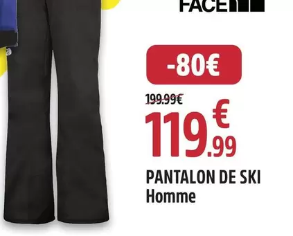 Pantalon De Ski Homme offre à 119,99€ sur Intersport