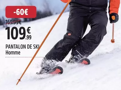 Pantalon De Ski Homme offre à 109,99€ sur Intersport