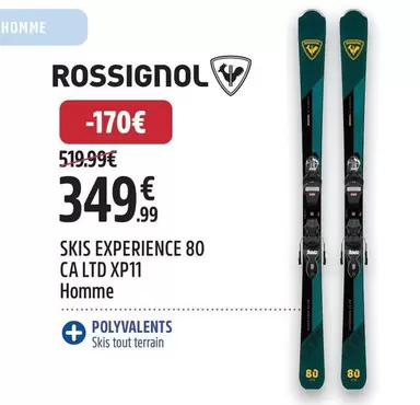 Rossignol - Experience 80 Ca Ltd Xp11 Homme offre à 349,99€ sur Intersport