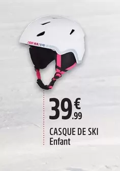 Casque De Ski Enfant offre à 39,99€ sur Intersport