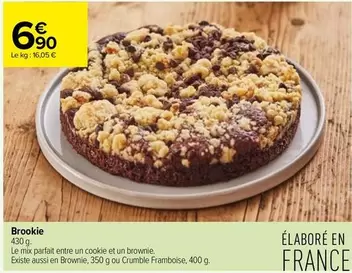 Brookie offre à 6,9€ sur Carrefour Contact