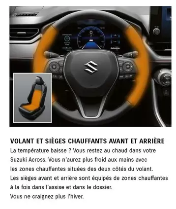 Suzuki - Volant Et Sièges Chauffants Avant Et Arrière offre sur Suzuki