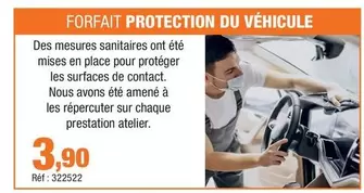 Forfait Protection Du Vehicule offre à 3,9€ sur Autobacs