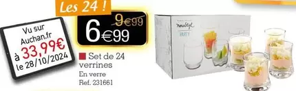 Set De 24 Verrines En Aeres offre à 6,99€ sur KANDY